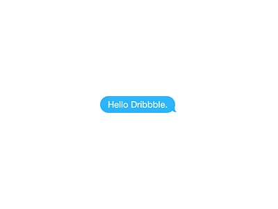 Hello Dribbble debut
