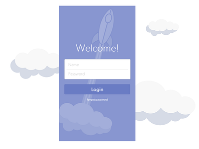 Login Screen app login mobile ui ux