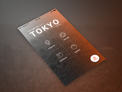 Minimal mobile design - travel app app dark design minimal mobile mobiledesign travel ui ux