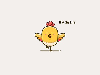 Chicken chicken cute illustration