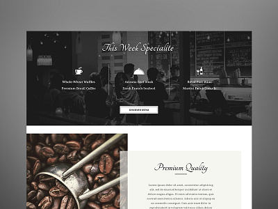 Restaurant Template 2 cafe food fresh hospitality meal meat organic restaurant ui uiux ux web design