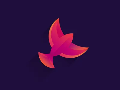 Colorful Bird bird colorful gradient