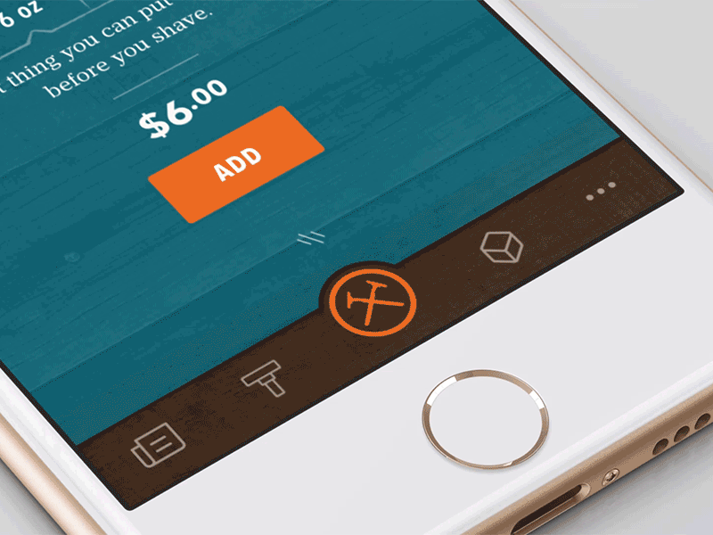 Dollar Shave Club - Navigation Icons animation app dollar shave club icon ios menu mobile navigation ui ux