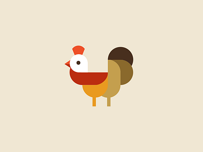 Rooster simplified. animal bird chicken cock eye illustration rooster simple vector zoo