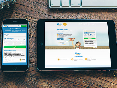 Likely Loans ux web design
