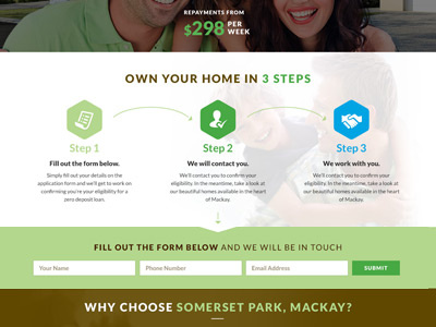 Somerset Park Landing Page