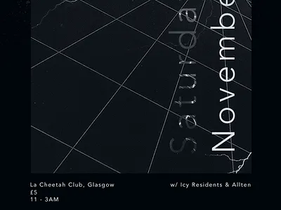 Poster club glasgow mask monochromatic poster wen