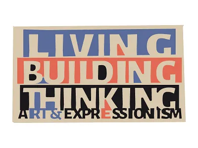 Living Building Thinking Logo 1 art brand canada expressionism gallery german hamilton logo museum