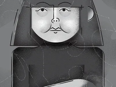personal asian black fashion girl grain icon white woman