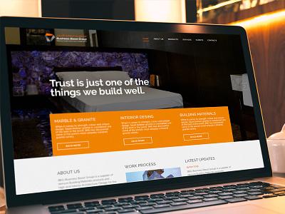 BBG - Landing Page business flat inrerface landing page orange ui ux web webpage