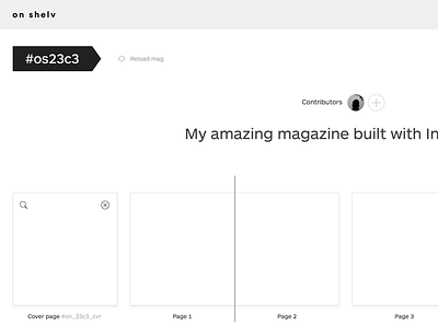 Something's coming #1 magazine print publishing ui