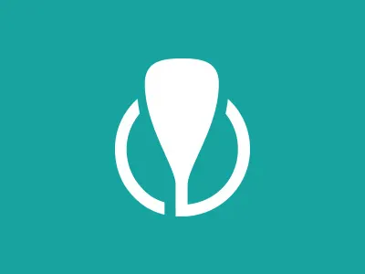 GeoSUP circle globe logo map paddle sup surf water