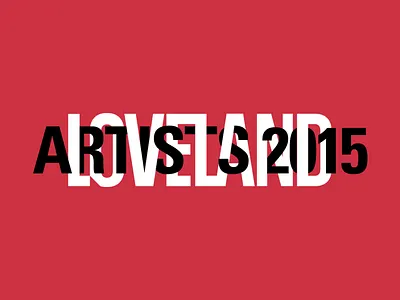 Type exploration artists loveland typography