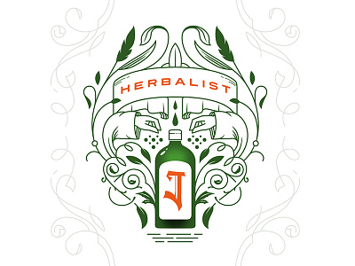 "Herbalist" for Jagermeister illustration jagermeister ornaments