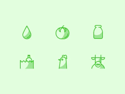 Grocery Icon food grocery icon line icon minimal simple stroke vector