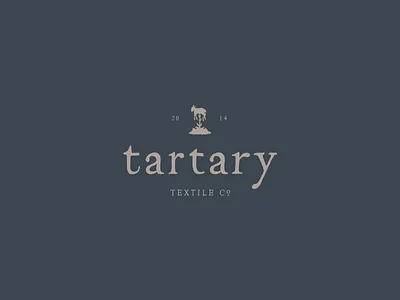Tartary Textile Logo branding logo texture typography