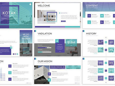 Kotak - Powerpoint Template By Slidefactory On Dribbble