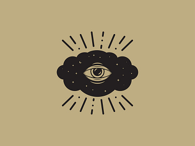 Dreamer cloud dream eye flash illustration moon star tattoo vision