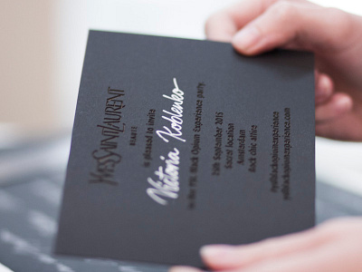 Yves Saint Laurent calligraphy handlettering lettering type typo typography ysl yvessaintlaurent