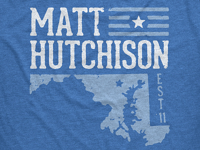 Matt Hutchison / Music Merch apparel baltimore flag grunge maryland md merch music star t shirt vintage