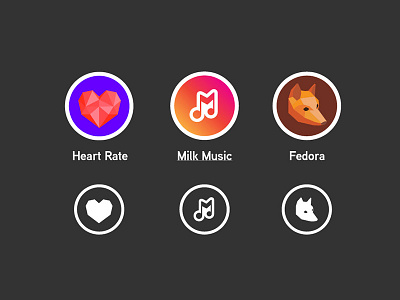 icons for apps apps ar fedora heart icons milk vr