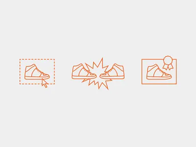 Shoe Battles Icons icons shoes simple sneakers