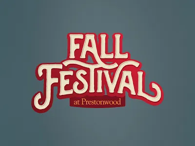 Fall Jestival? fall festival lettering logo