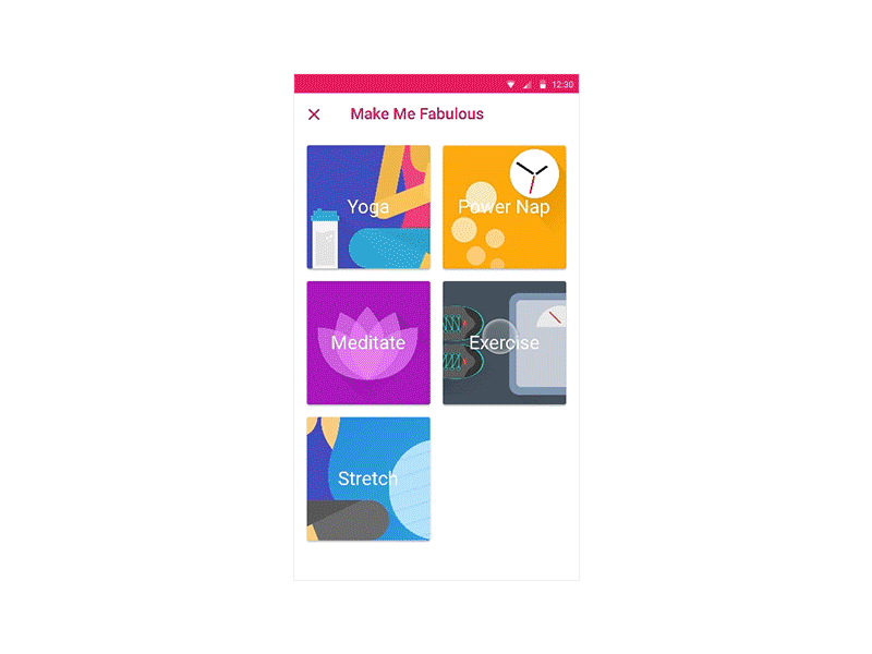 Make Me Fabulous material design principle