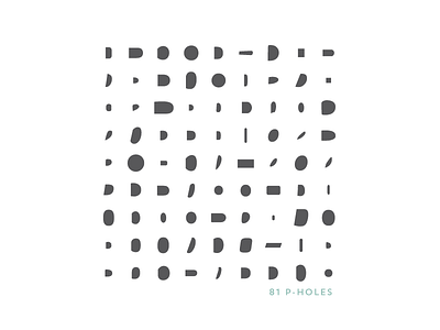 81 P-holes type typography typophile