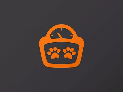 Pet Weight Control control dog dog paw flat icon list item paw pet scale weight