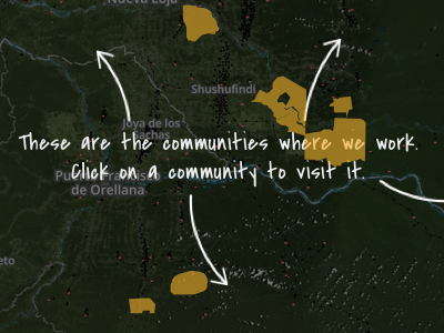 GiveClearWater website redesign + map map ux website