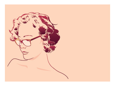 Woman Study face illustration woman