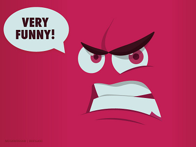 Very Funny! cartoon faces illustration mood vector