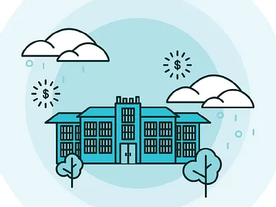 Charter Guide charterschools design education illustration lineillustration school