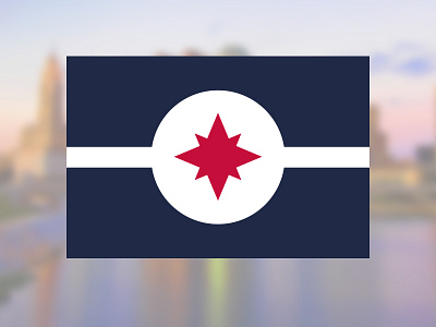 City of Columbus Flag Concept civic pride columbus flag flag design oh ohio