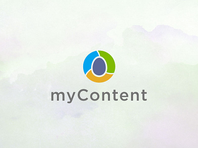 My Content Logo color egg logo symbol vector visualcookies