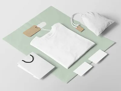 T-Shirt Perspective PSD Mockup branding clothing fashion hipster icon identity label logo mockups shop stationery template