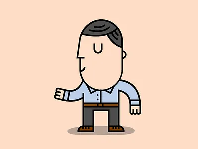 Working man illustration shirt work working man