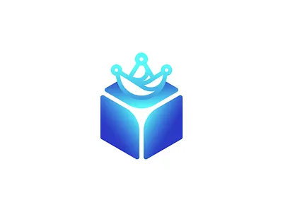 blockchain crown logo bitcoin blockchain brand branding casino crypto crypto currency cryptocurrency currency design ethereum gambling graphic design ico icon illustration logo logo design modern logo slot machine