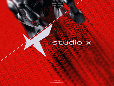 Studio-x®ㅤㅤ/ Logo brand logo custom logo design dynamic logo logo logodesign logos logotype motion logo studio logo studio x ui website wings logo x x letter logo x logo