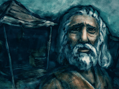 Abraham's Test abraham illustration isaac sacrifice texture
