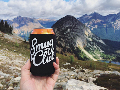 Smug Club Koozie koozie lettering