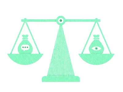 Content and Design bag content design eye object scale talk bubble texture wood