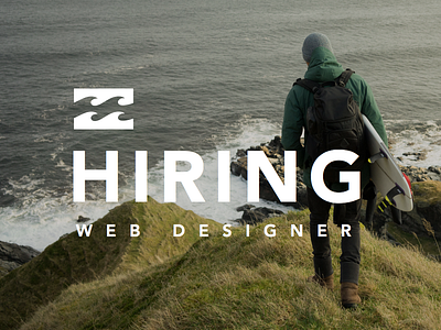 Billabong is hiring! billabong designer hire job opportunity position ui ux