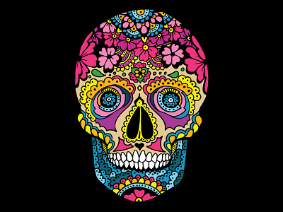 Sugar Skull design illustration pattern skull sugar sugar skull