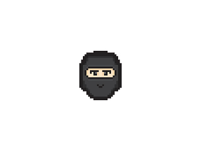 Your Friendly Neighborhood Pixel Ninja illustration ninja pixels