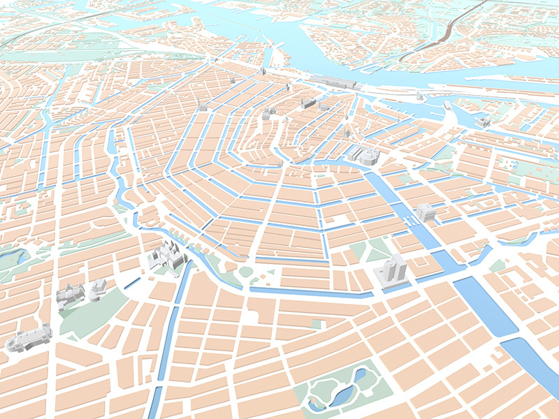 Example of 3D Amsterdam