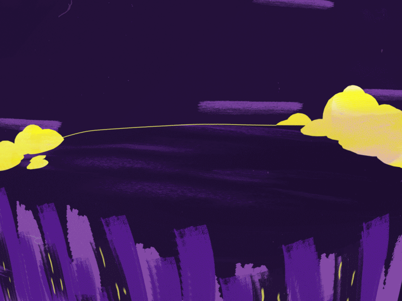 Nobody's Girl character illustration motion paint