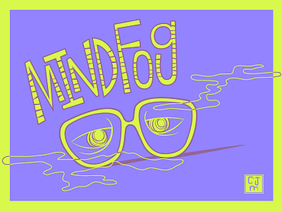 Mind Fog doodle fog illustrator mind monster