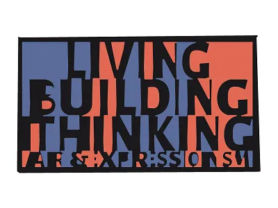 Living Building Thinking Logo 1 art brand canada expressionism gallery german hamilton logo museum